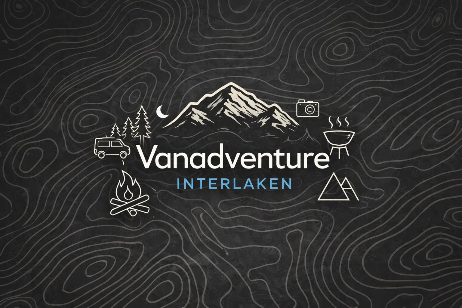 Van Adventure Interlaken brand illustration